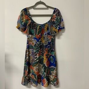 LILI BLACK FLOWER DRESS